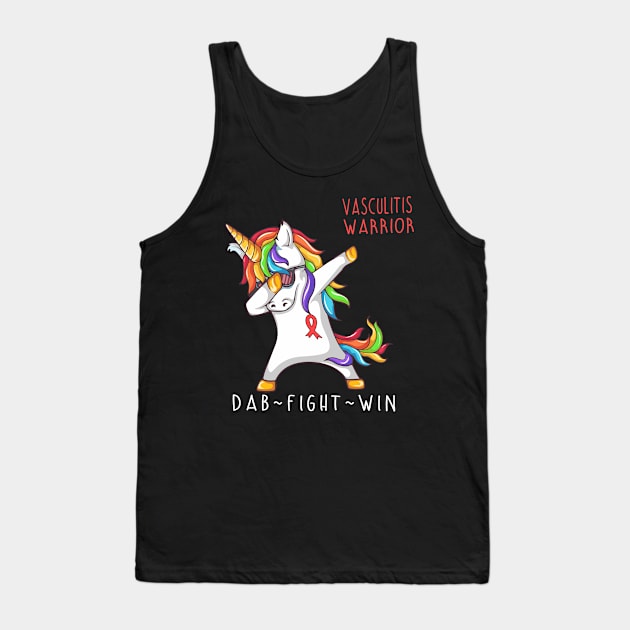 VASCULITIS Warrior Dab Fight Win Tank Top by ThePassion99